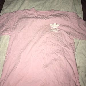 Baby pink adidas shirt